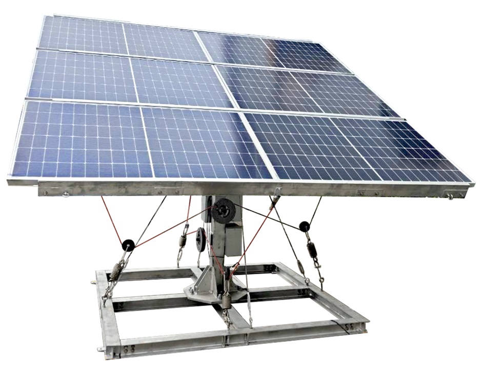 iPV tracker solar tracker delivers highest solar energy electricity kWh output_the best dual-axis solar tracker by Bigsun Energy Technology